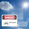 Signmission Explosives Danger Sign, Vinyl Decal, 10in W x 7in L, 2PK OS-2PACK-DS-D-710-L-1212 - alternate 5